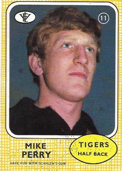 1972 Scanlens VFL #11 Mike Perry Front